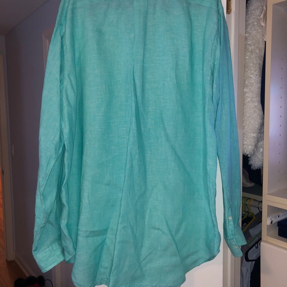 Perfect condition turquoise button up - Picture 2 of 5